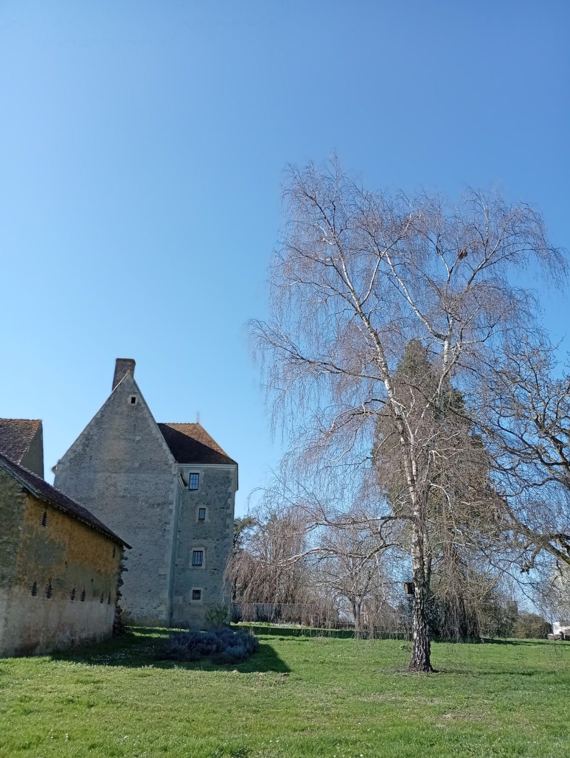 Manoir et ancienne ferme (coté depuis jardin)