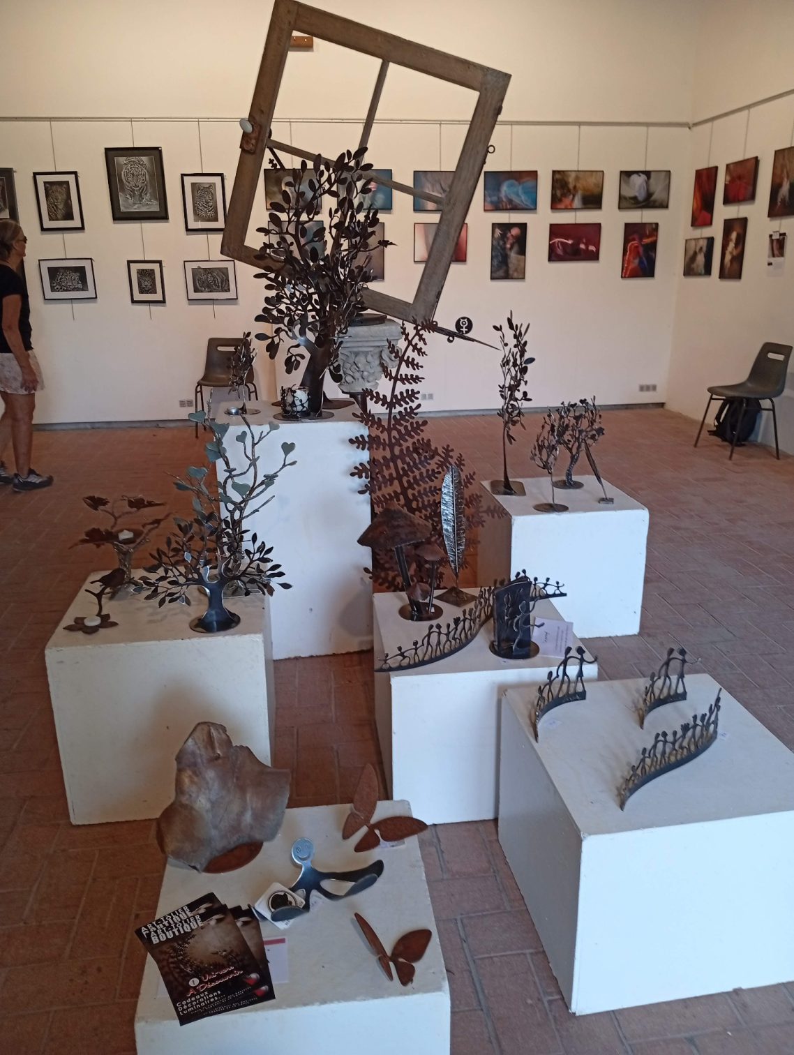 Sculptures métal d'Aymeric Vallée (Calèches)