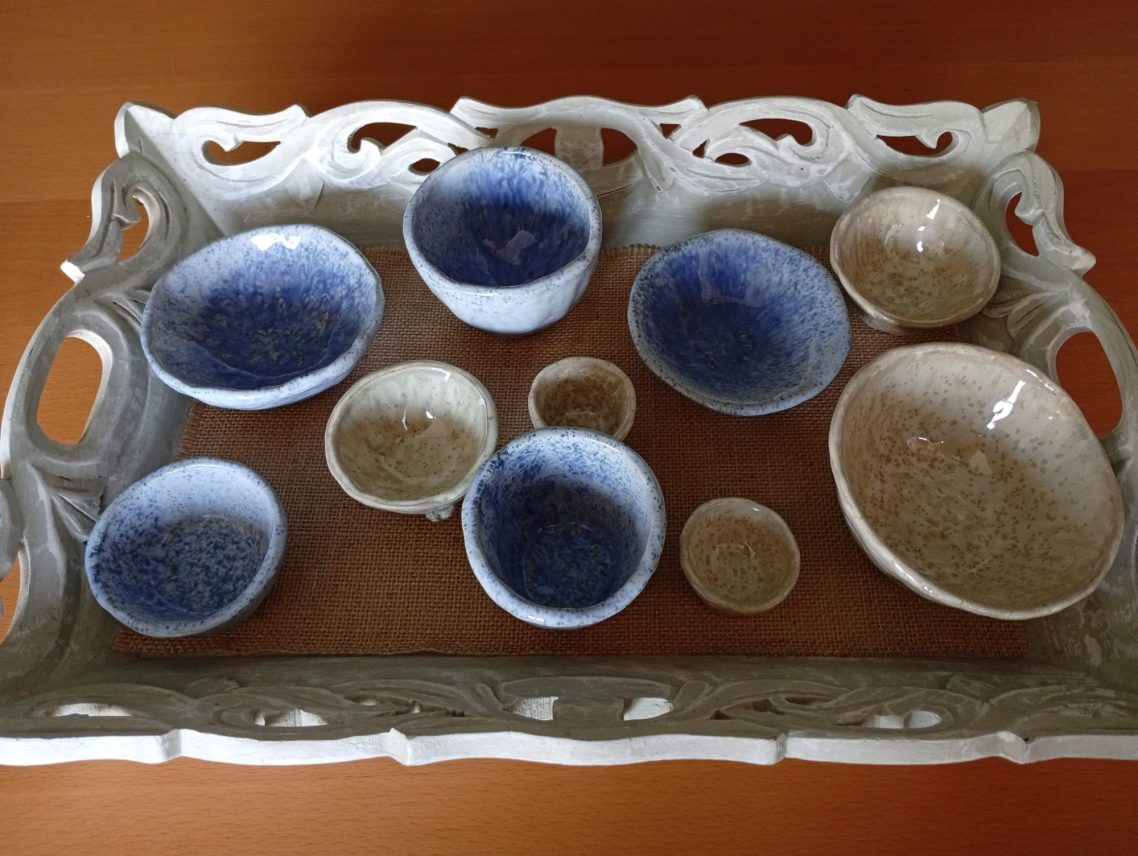 Poteries émaillées de l'atelier de février