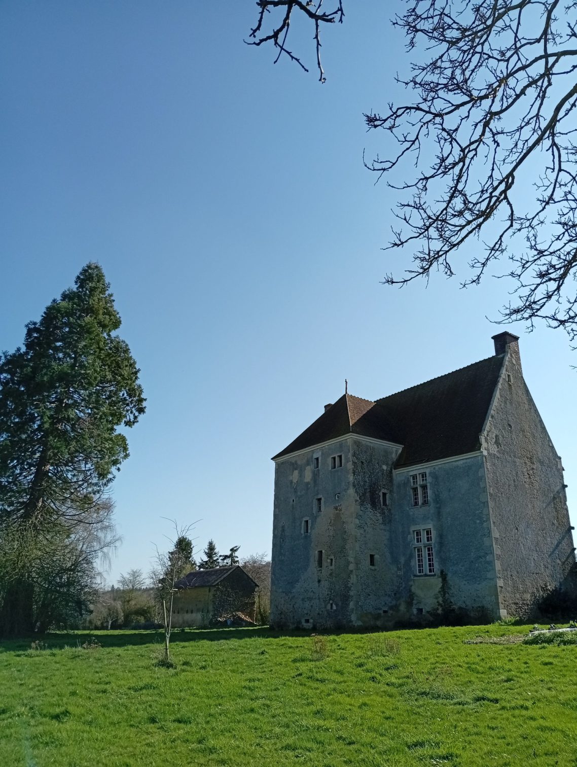 Manoir (côté depuis jardin)
